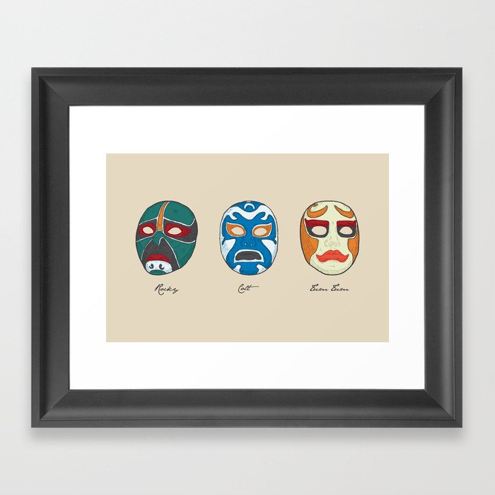 Three Ninjas Framed Art Print