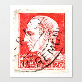 Ceasar Stamp Canvas Print