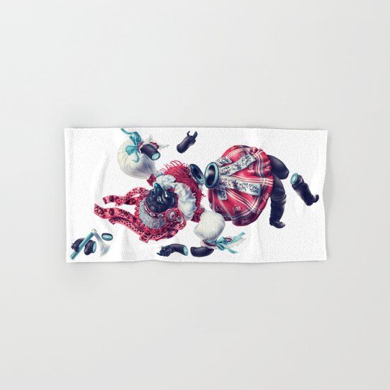 Trickster Wolf Dancer Hand & Bath Towel
