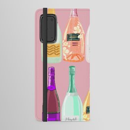 Champagne girl Android Wallet Case