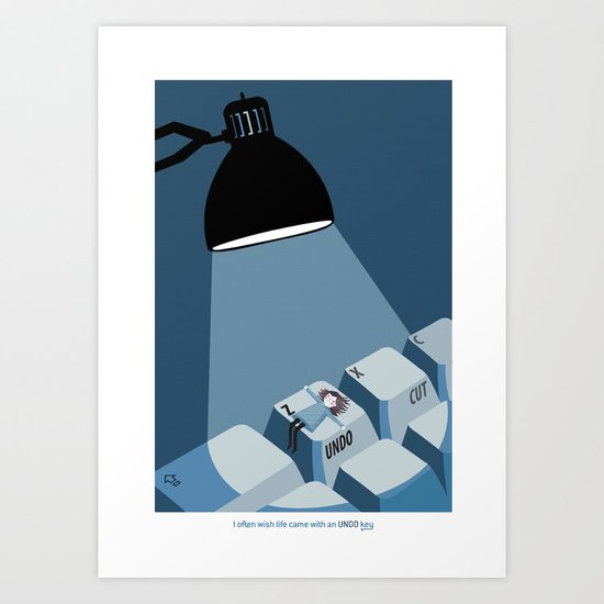 Undo Art Print