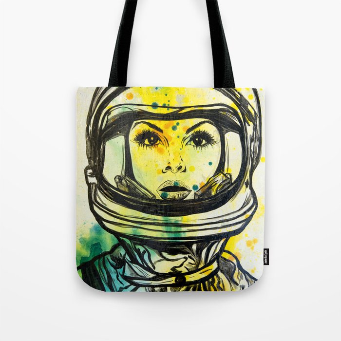 Space Woman Tote Bag