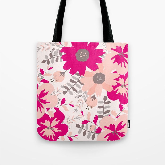 hot pink tote bag