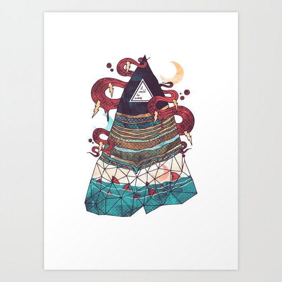 Positive Thinking Art Print