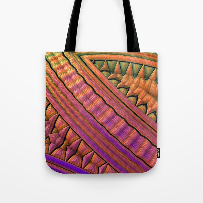 Fiesta 3-D Pattern Tote Bag by Lyle Hatch | Society6
