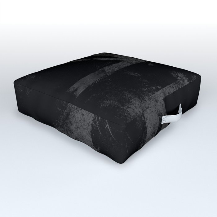 Grey Grunge Uk Flag Outdoor Floor Cushion By Mydream Society6