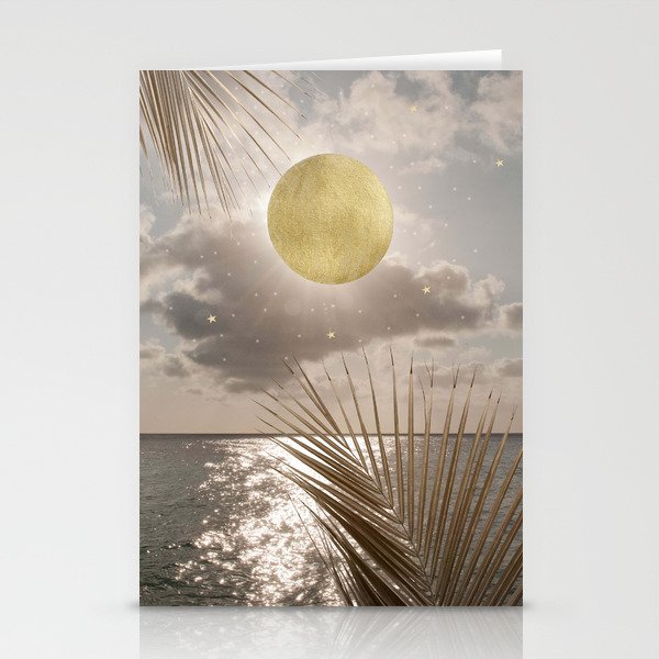 Caribbean Sunset Ocean Bliss Dream #1 #wall #decor #art #society6 Stationery Cards