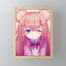 Dormouse anime girl Framed Mini Art Print