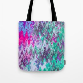 Crazy Fluid Painting Abstract Tote Bag