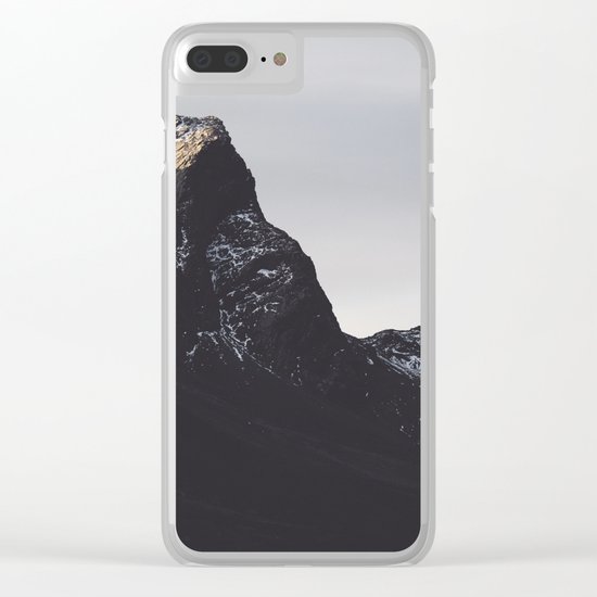 Dark Mountains #society6 #buyart Clear iPhone Case