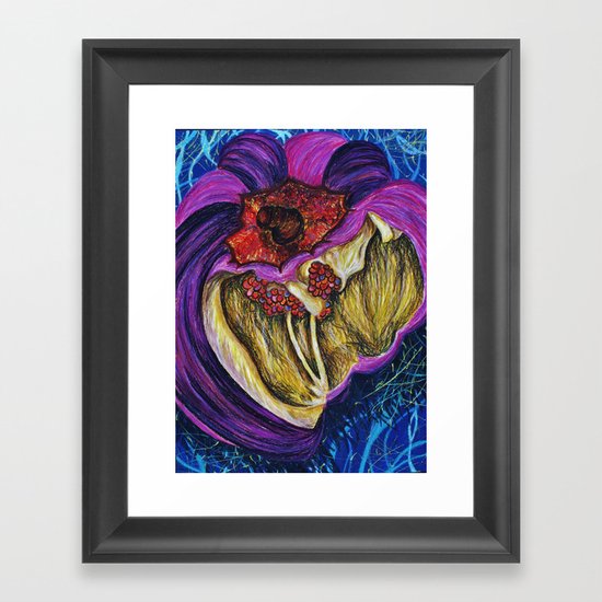 Radioactive Pepper. Framed Art Print