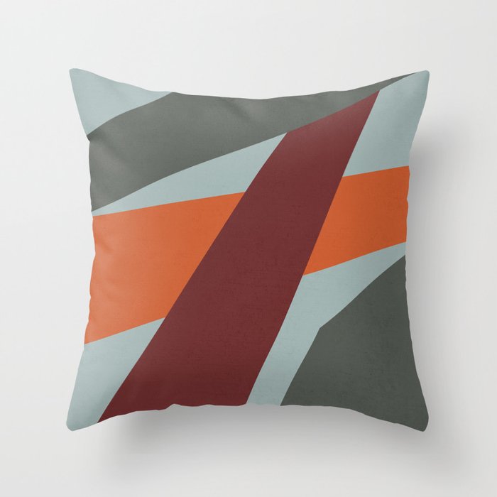 New Retro Geometric Design Throw Pillow