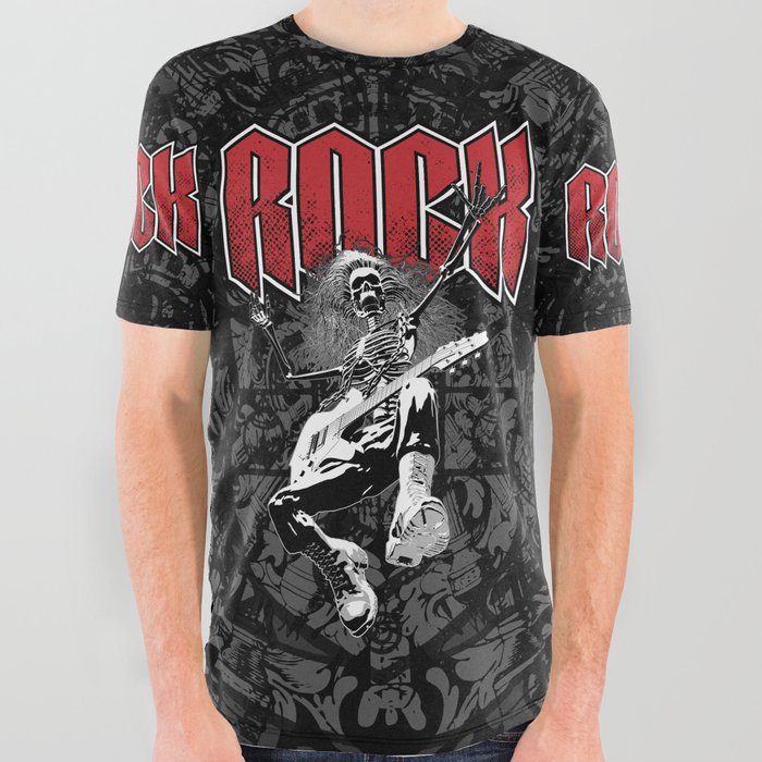 rock graphic tees