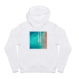 Sunset Over Lagoon Abstract Painting Hoody