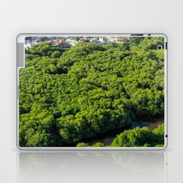 Brazil Photography - Beautiful River Going Through A Park In João Pessoa Laptop Skin