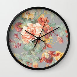 fall garden Wall Clock
