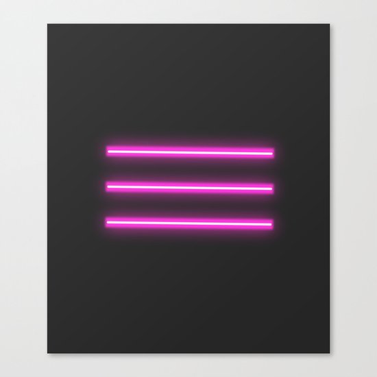 neon lights Canvas Print