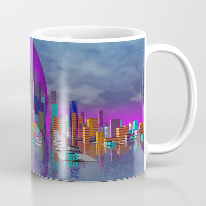 purple city - purple moon Coffee Mug