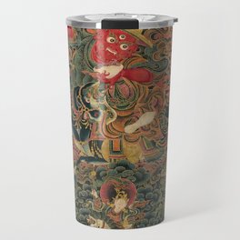 Pehar Gyalpo Thangka (Worldly Protector Deity) Travel Mug