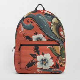 Rosemaling Vintage Design  Backpack