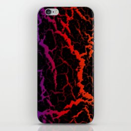 Cracked Space Lava - Heat PBROY iPhone Skin