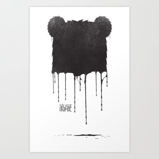 SALVAJEANIMAL Drops Art Print