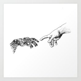 The Creation of Outer Space Art Print