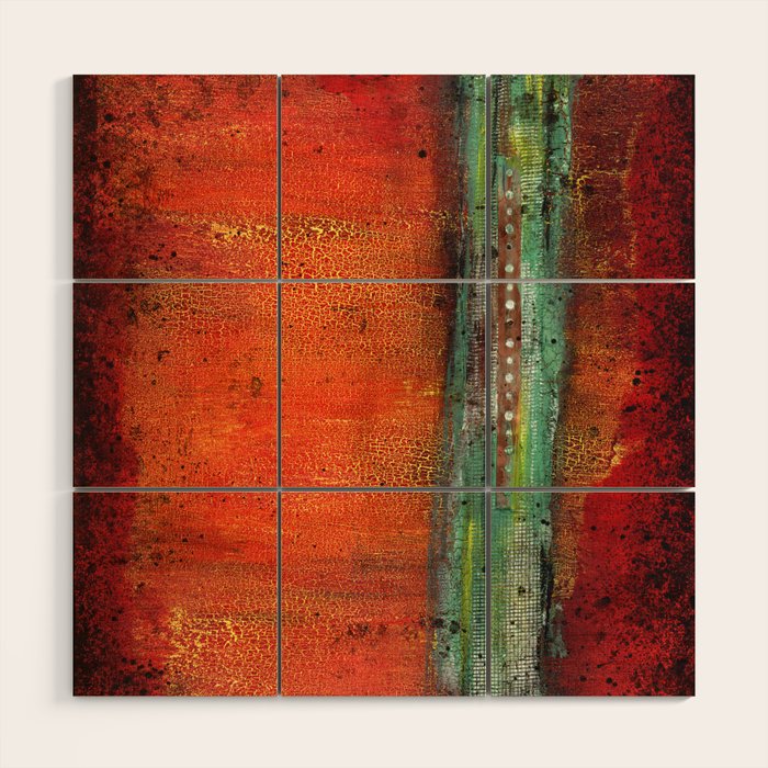 Copper Wood Wall Art by Paper Rescue Designs Society6