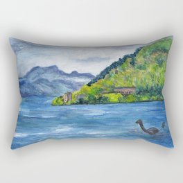 Loch Ness (with Nessie) Rectangular Pillow