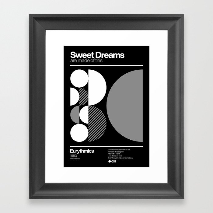 Sweet Dreams (Are Made Of This) Framed Art Print