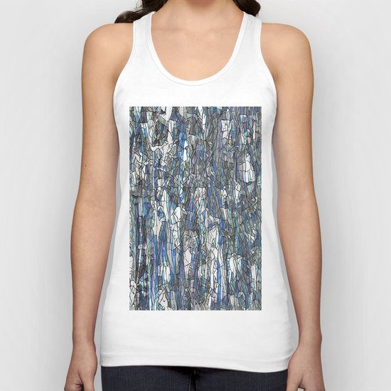 Abstract blue 2 Unisex Tank Top