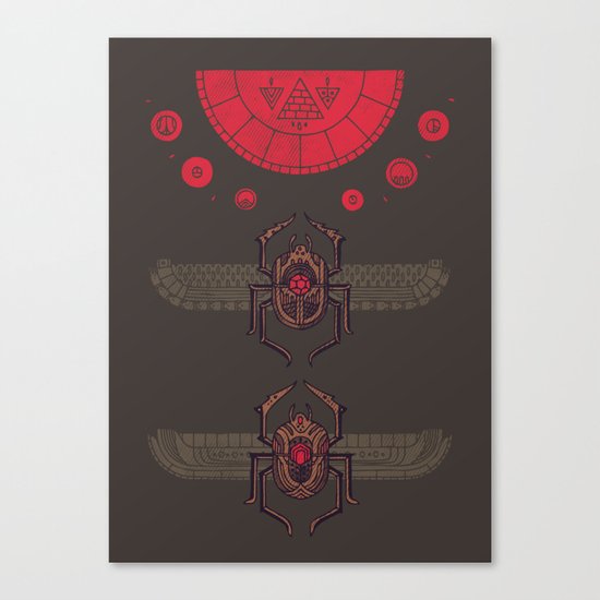 Scarabs Canvas Print