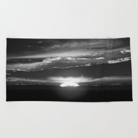 Black and White Delight Beach Towel