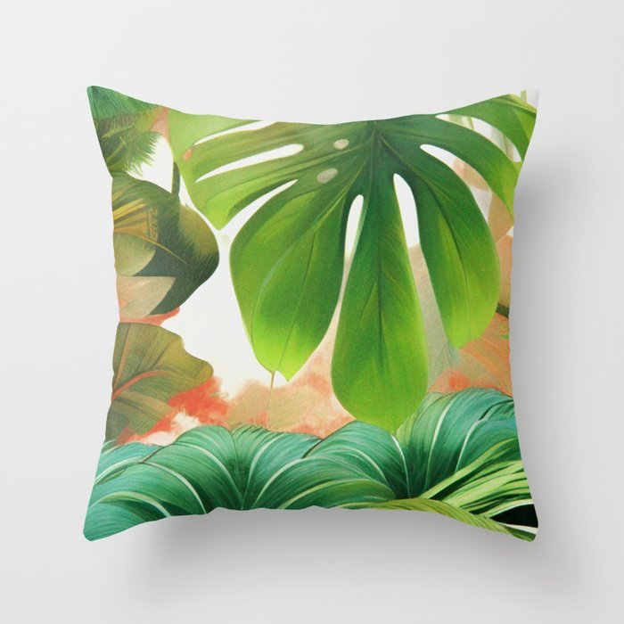 Tropical Dream 4 Throw Pillow