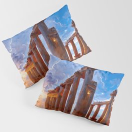 The Temple of Poseidon Pillow Sham