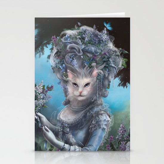 Marie Antoinette Stationery Cards