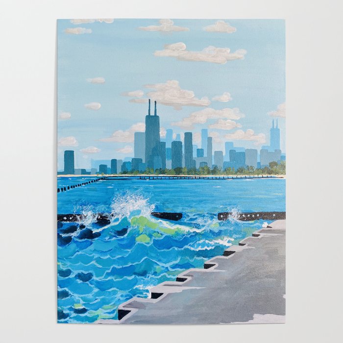 City on the Lake Poster