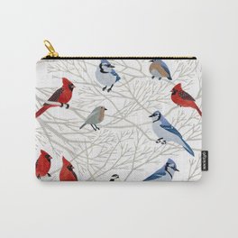 Winter Birds Carry-All Pouch