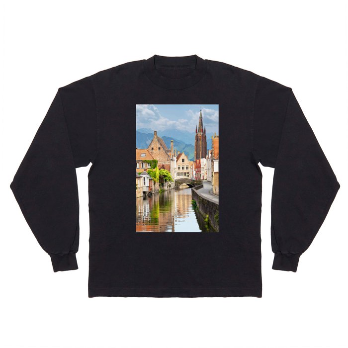 Bruges City Belgium  Long Sleeve T Shirt
