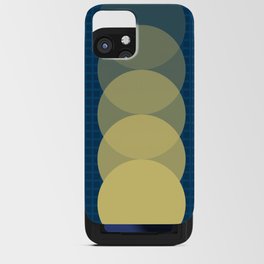 Grid retro color shapes 8 iPhone Card Case