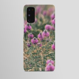 Purple Cone Flowers Android Case