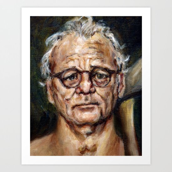 Bill Murray / Walt Bishop - Moonrise Kingdom Art Print
