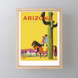 Vintage Arizona  Framed Mini Art Print