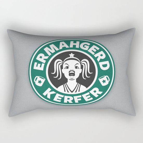 Ermahgerd, Kerfer! Rectangular Pillow