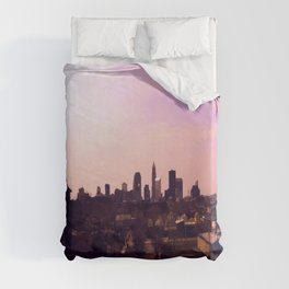 Cleveland Skyline Duvet Cover