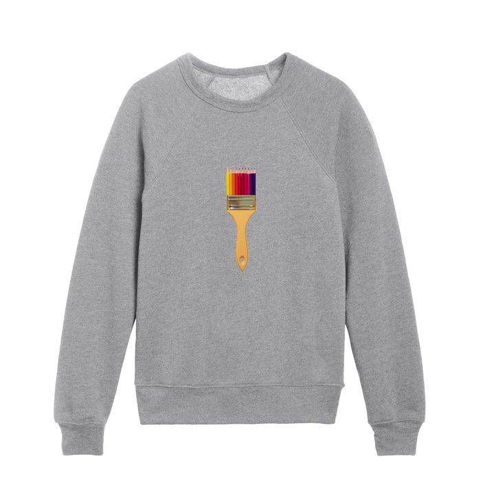 Artistic brush Kids Crewneck