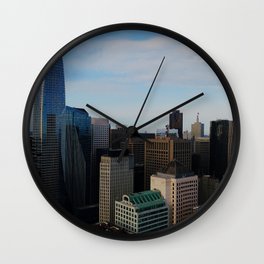 SF Skyscrapers Wall Clock