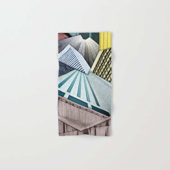 Angles of City Structures Hand & Bath Towel