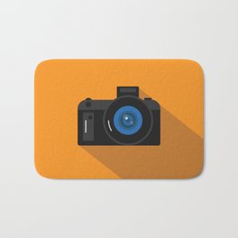 Camera Bath Mat | Lens, Canon, Nikon, Flatdesign, Vector, Digital, Sony, Shading, Photo, Graphicdesign 