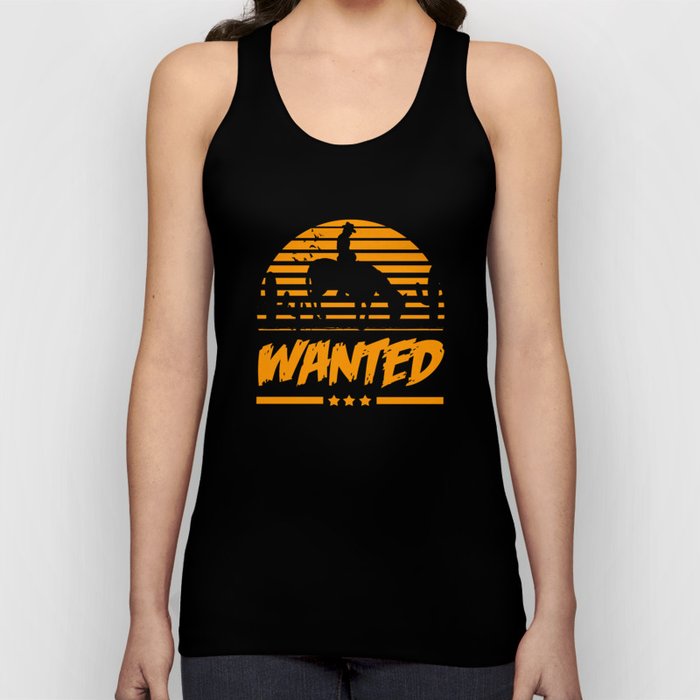 Cowboys With Horse In The Wild West Tank Top
